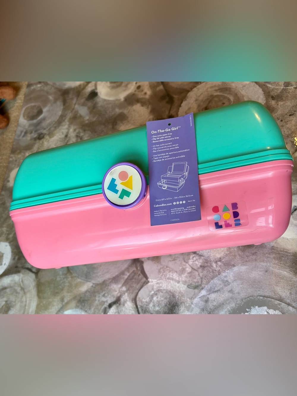 Caboodles Pink and Teal